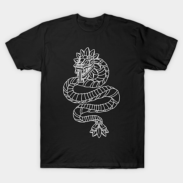 Quetzalcoatl Aztec Mayan Feathered Serpent Toltec Inca Gift T-Shirt by Alex21